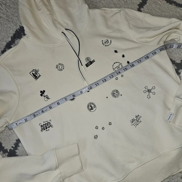 Scotch & Soda Graphic Hooded Sweatshirt Small - Picture 6 of 7